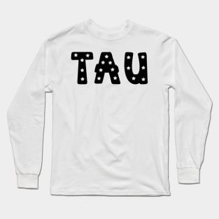 Tau Star Letters Long Sleeve T-Shirt